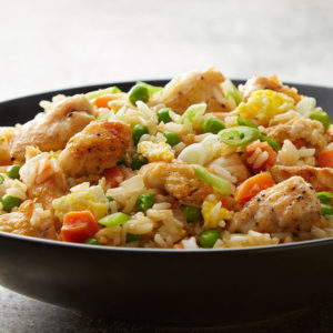 Fried rice & B B Sauce
