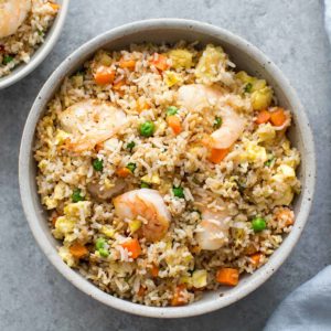 Fried rice /Prawn sauce / Squid sauce
